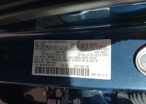 2024 Mazda Cx-50 2.5 S Select z USA, uszkodzony, nr VIN 7MMVABAM6RN163901